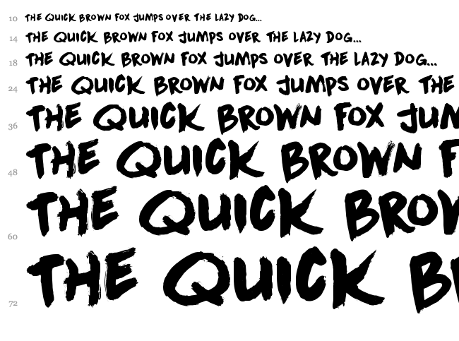 DK Downward Fall font waterfall